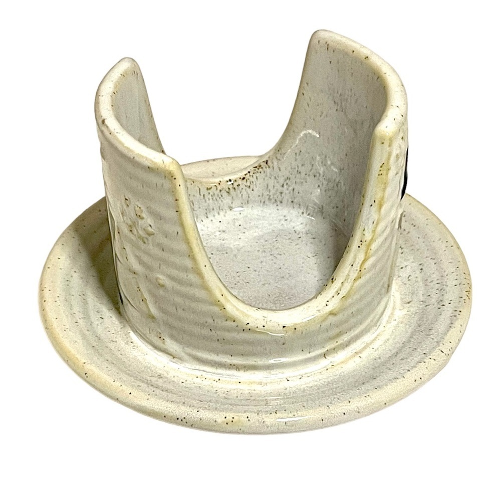 Demdaco Snow Day Ceramic Soap and Sponge Holder - Picture 3 of 5